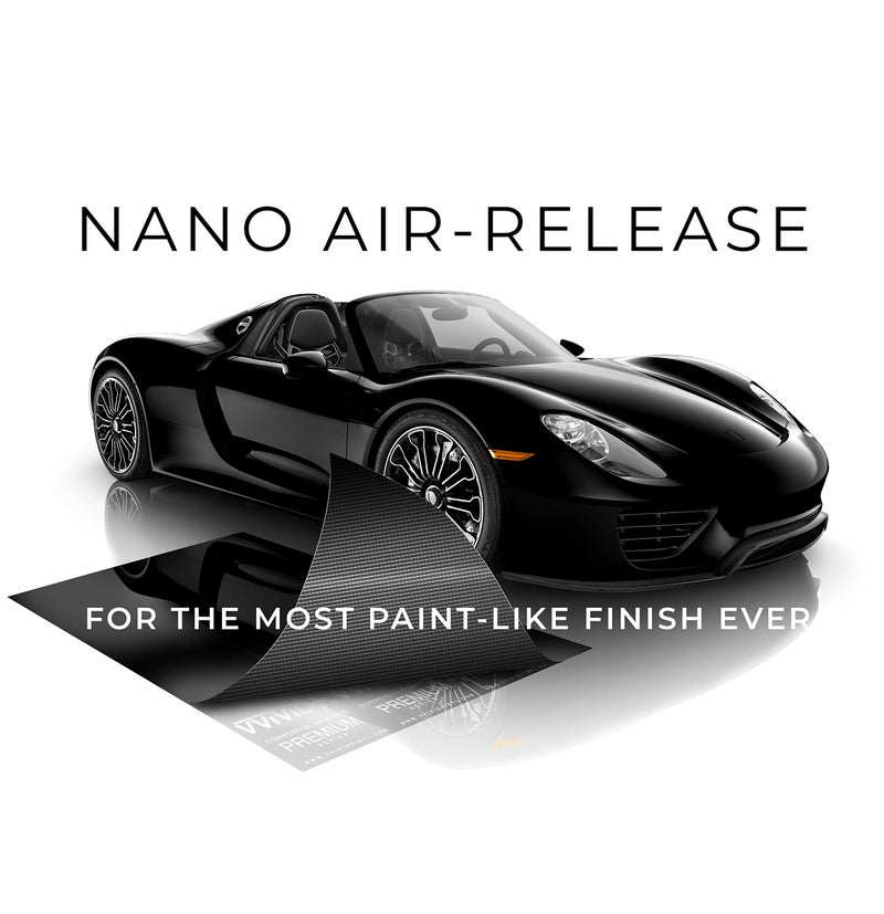 VViViD+ Ultra Gloss Premium Vinyl Car Wrap Film (1ft x 5ft  Gloss Piano Black) - Image 3